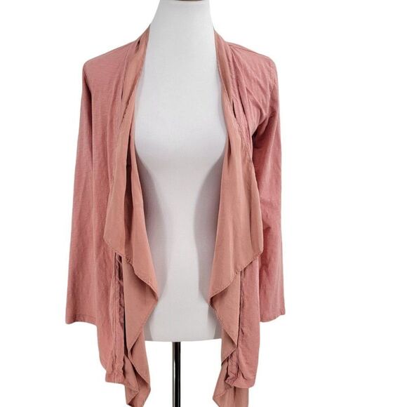 Garnet Hill Womens XS Silk Organic Cotton Open Lightweight Cardigan - Picture 1 of 3